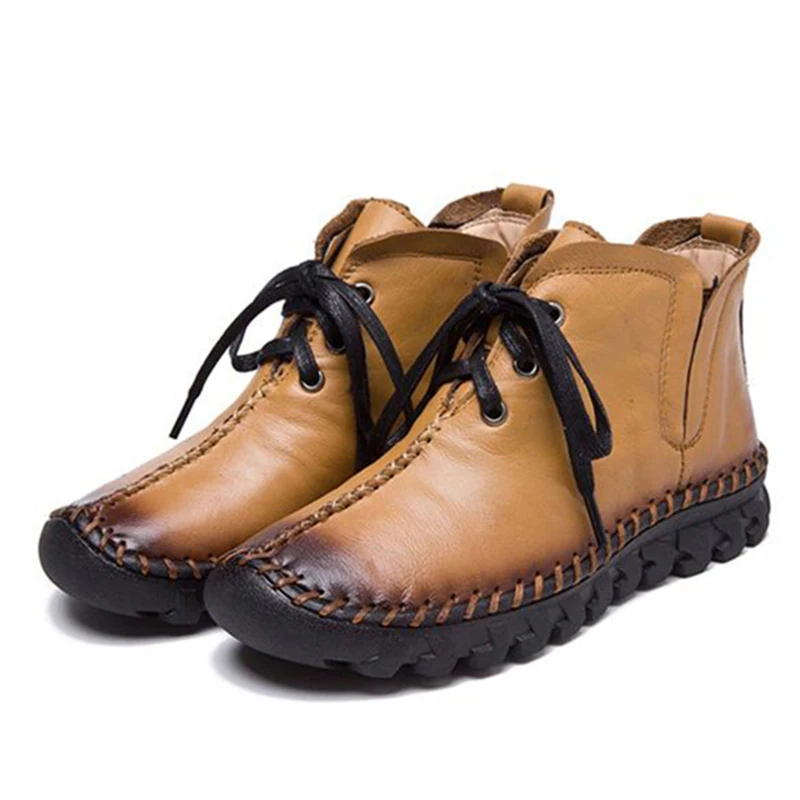 TIMETANG Chaussure 2021Women's зимние ботинки для женщин из натурального меха зимняя обувь