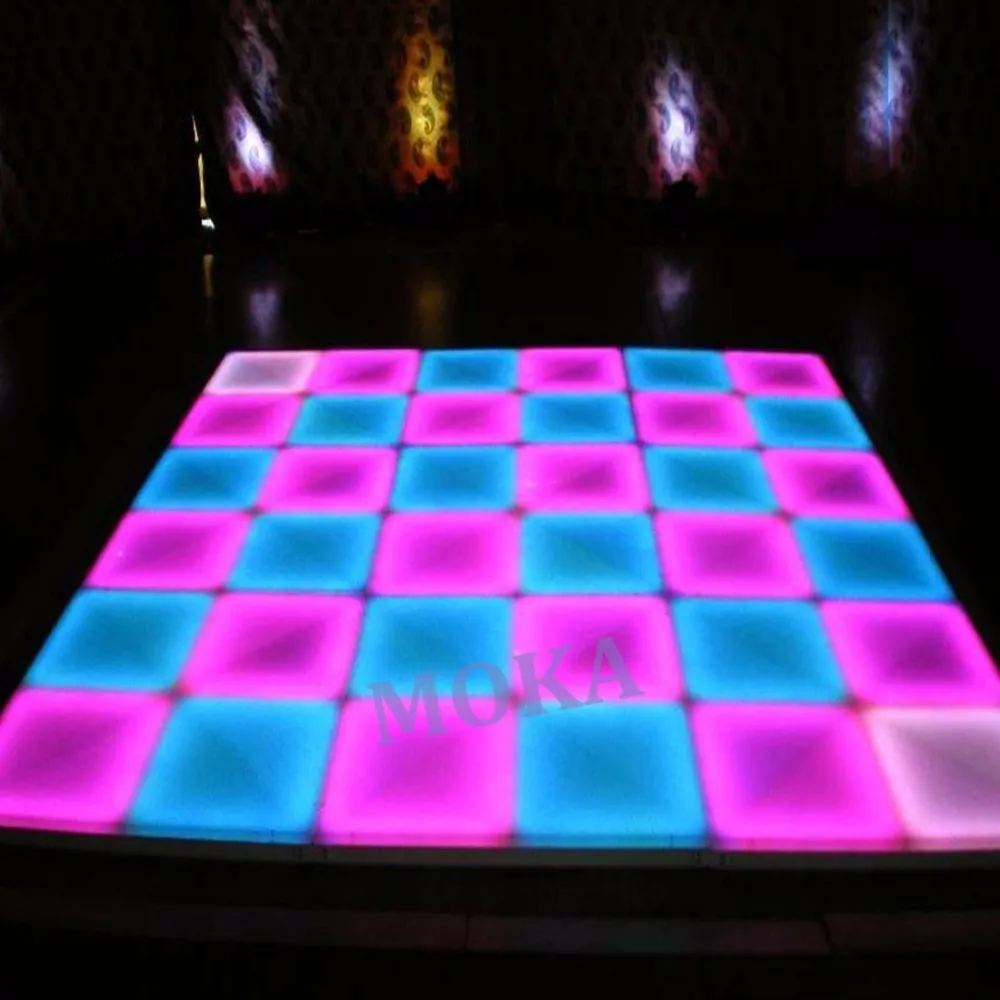 16 шт./лот 1 м* 1 м RGB LED Танцы пол DMX 512 контроллер хороший эффект LED Танцы панелей пола для свадебных мероприятий