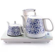 Электрический чайник, керамический электрический автоматический верхний набор воды, теплая вареная чайная плита, безопасная функция автоматического отключения