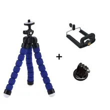 Octopus Tripod Mini Monopod Tripe Site For GoPro Hero 4 SJ4000 Accessories For Xiaomi Yi Mobile Phone Telefon iPhone 6S Camera