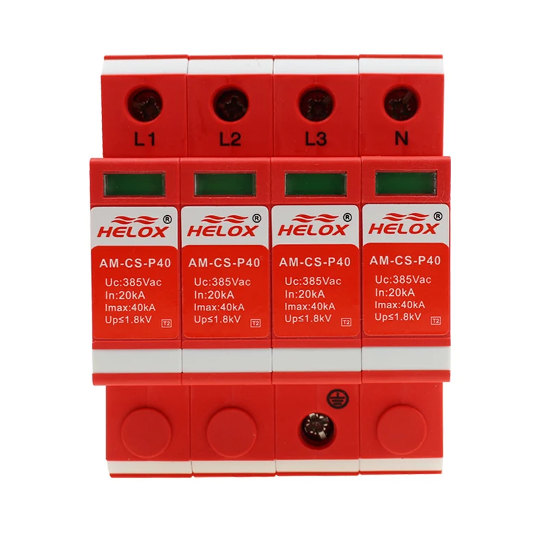 

Surge Protector AM-CS-P40/4 for City Electric Distribution Box of 380V 40KA for Secondary Power Supply