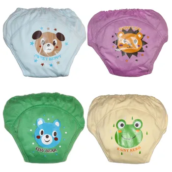

16pcs/lot 4 Layers Waterproof Baby Cloth Diapers Boy Shorts Babi Girl Underwear Infant Training Pants Pee Learning Nappies #004