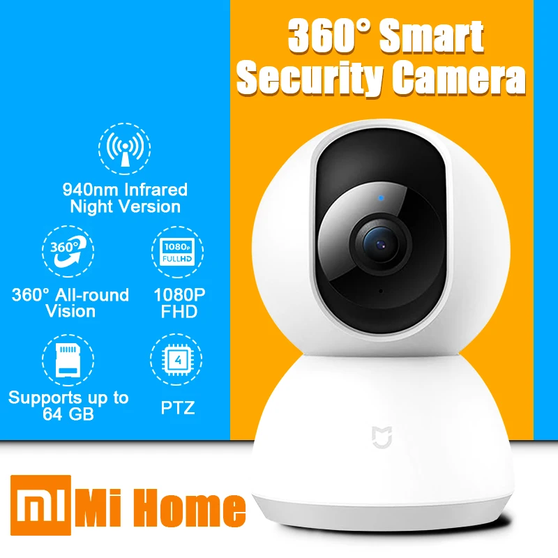

2019 Xiaomi Camera MI Smart Wifi Camera Wifi Webcam 1080P WiFi Pan-tilt Night Vision 360 Angle Video IP Camera Baby Monitor