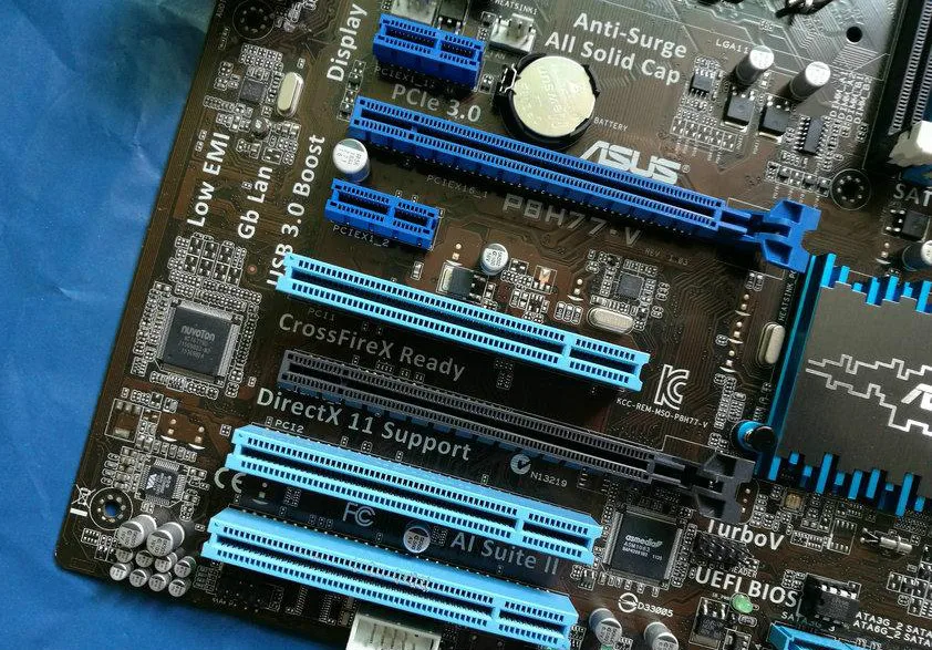 Б/у Материнская плата Asus P8H77 V H77 LGA 1155 22nm i3 i5 i7 DDR3 32G SATA3 USB3.0 ATX распродажа| |