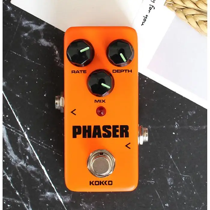 Kokko FPH2 гитарный мини-усилитель оранжевый квадратная педаль Phaser гитара DC адаптер часть