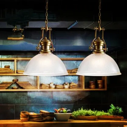 IWHD американский стиль Лофт ретро лампа винтажная промышленные подвесные