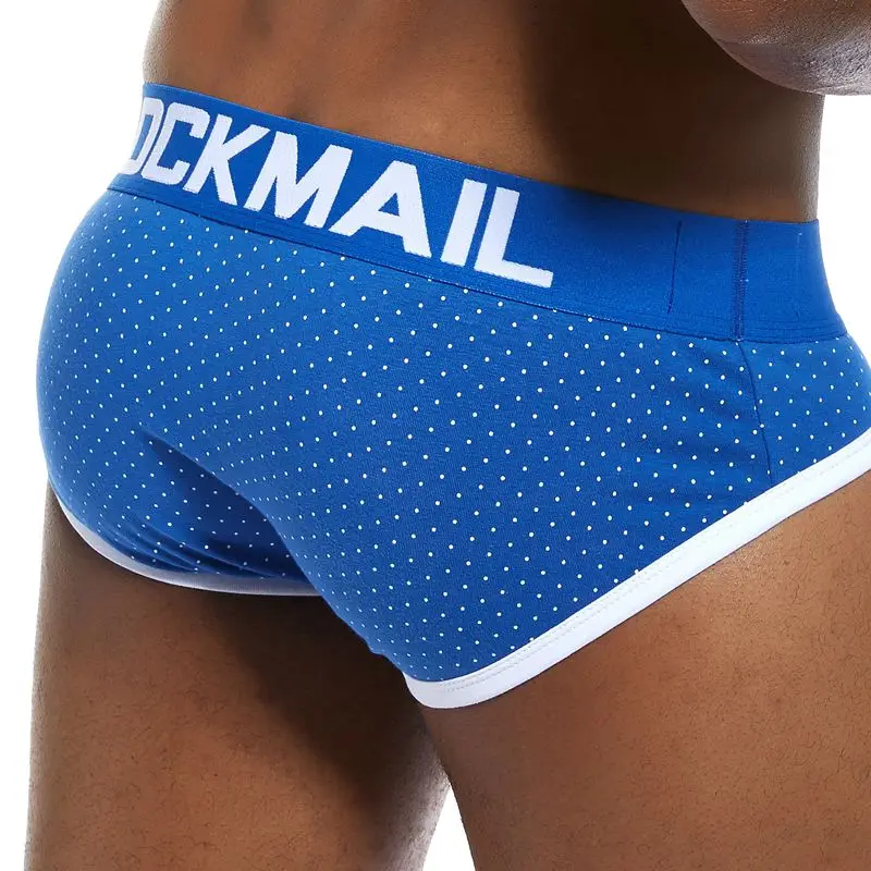 Трусы брифы JOCKMAIL мужские в горошек пикантное нижнее белье трусы из хлопка плавки