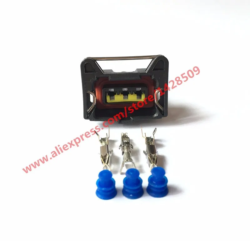 5 Sets 3 Pin Power Junior Timer Kit Terminals Boot Wire Connector