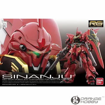 

OHS Bandai RG 22 1/144 MSN-06S Sinanju Customized For NewType Mobile Suit Assembly Model Kits oh