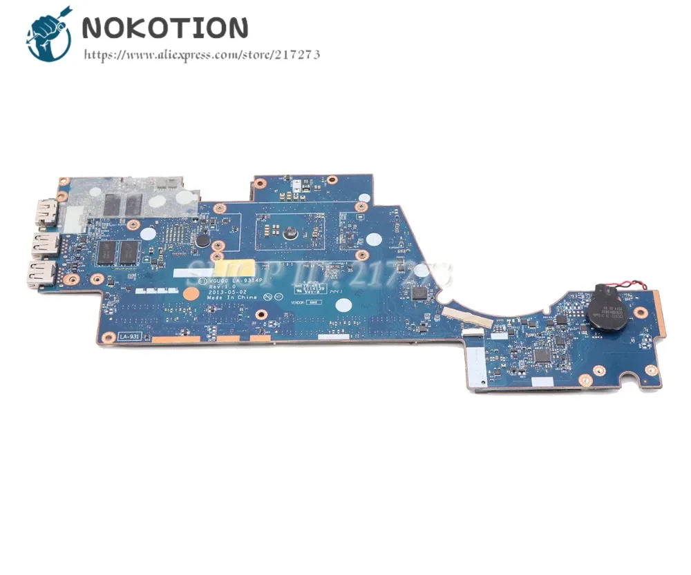 NOKOTION 727527-601 727527-001 для hp Sleekbook Envy 14 14-K Материнская плата ноутбука VGU00 LA-9314P I7-4500U Процессор GT740M 2 г