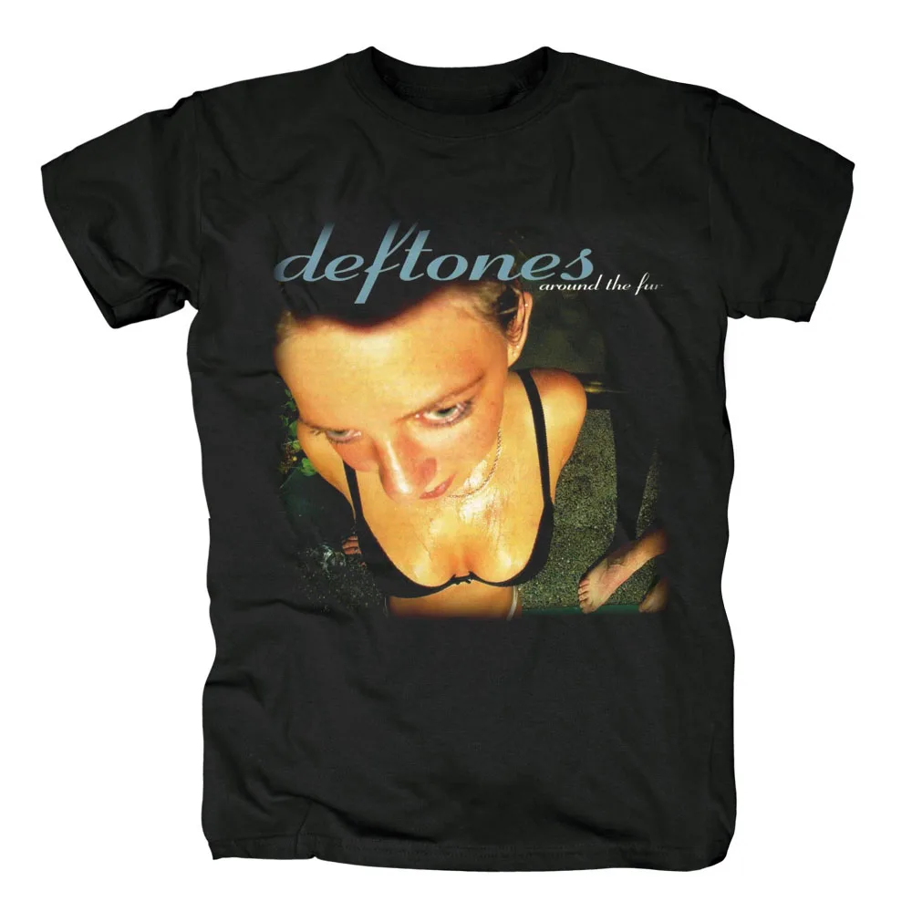 Todhoof логотип Deftones Альтернативная металлическая полоса эмо музыкальная футболка Азиатский размер
