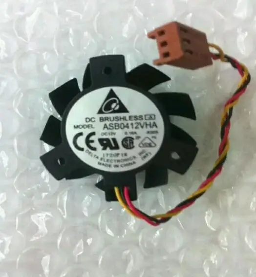 Оптовая продажа: оригинальные аутентичные ASB0412VHA 12 В 0.16A трехпроводной вентилятор