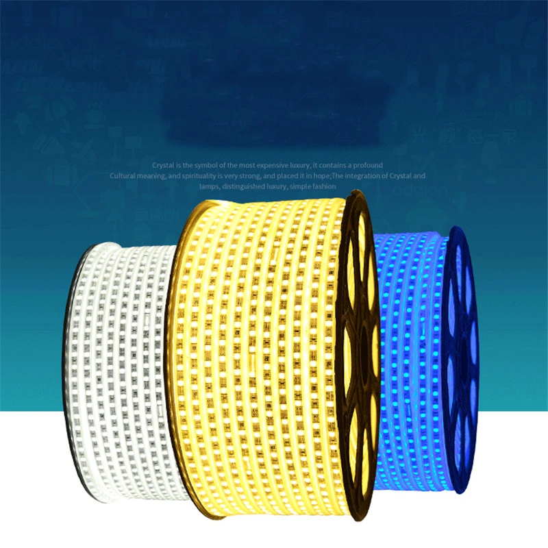 

2835 60 beads LED Strip Light tape waterproof Light-emitting diode New Year Christmas decor home decoration