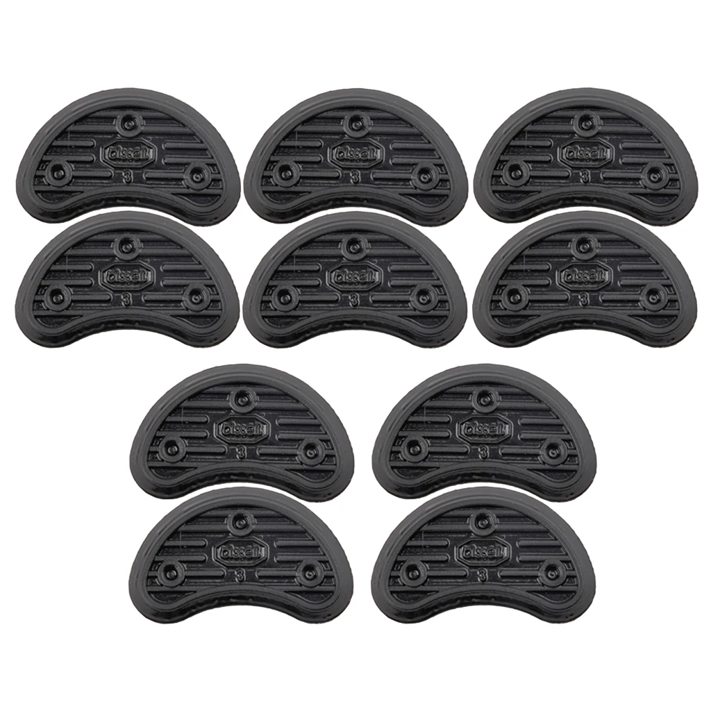 Tacón De Goma Sólido Negro Para Reparación De Zapatos - Altura 7/8", Estilo Tradicional, Marca Frye