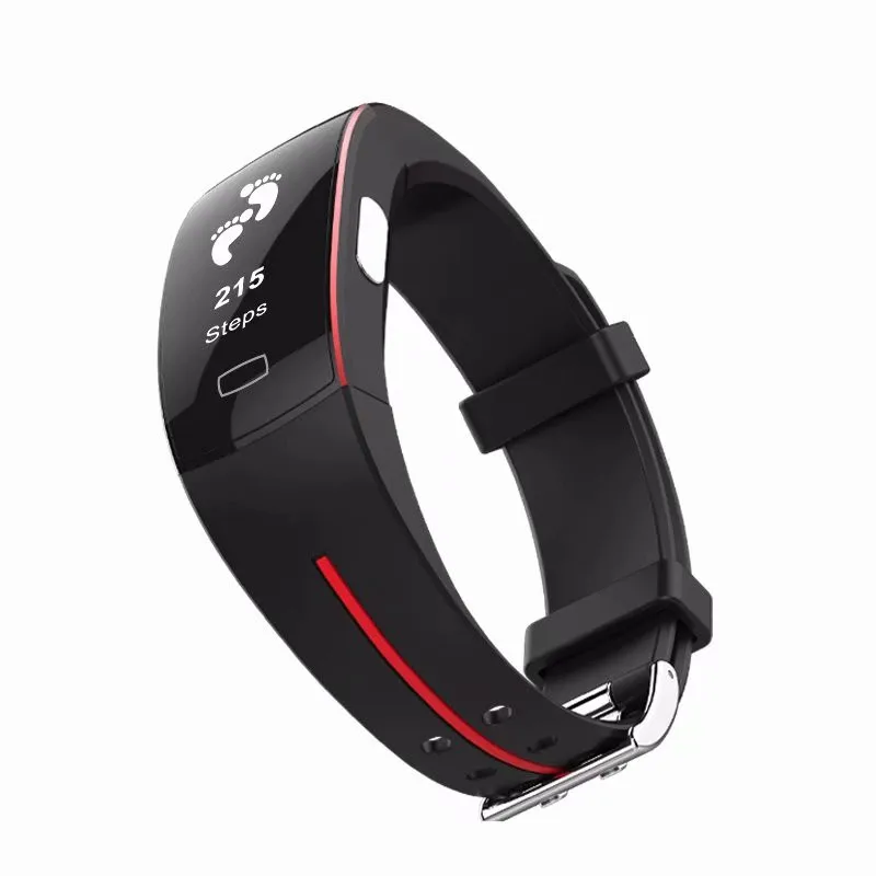 Pulseira com Monitoramento Pedômetro à Prova Relógio Inteligente Fitness Pressão Arterial Frequência Cardíaca D'água Ip67 p3 Ecg Ppg - Image 2