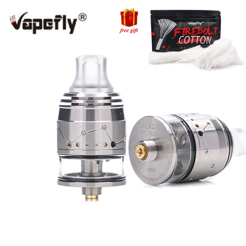 Free gift Pre-sale Original vapefly Galaxies MTL Squonk RDTA Tank 2ml capacity Top-filling/Bottom feeding vs Berserker MTL RDA