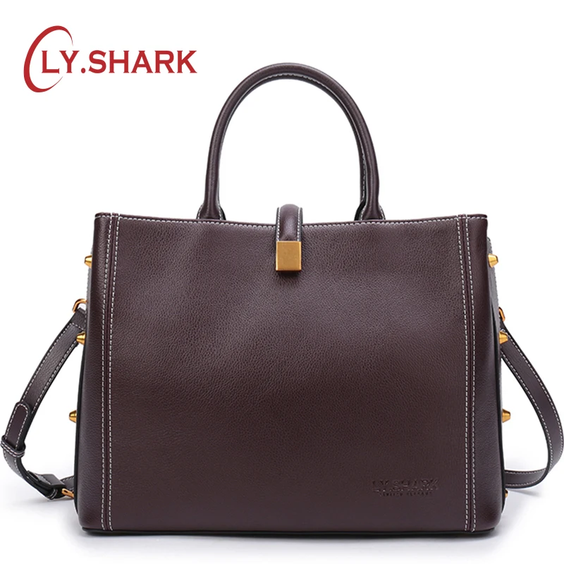 LY. SHARK сумка из натуральной кожи на плечо женские сумки для женщин 2018 роскошные