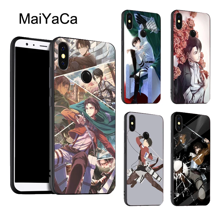 

MaiYaCa Levi Ackerman Attack on Titan Case For Xiaomi Redmi 5 Plus 6 6A S2 Note 7 5 Pro 4X Mi 9 8 K20 6X A2 Max 3 MIX 2 2S Cover