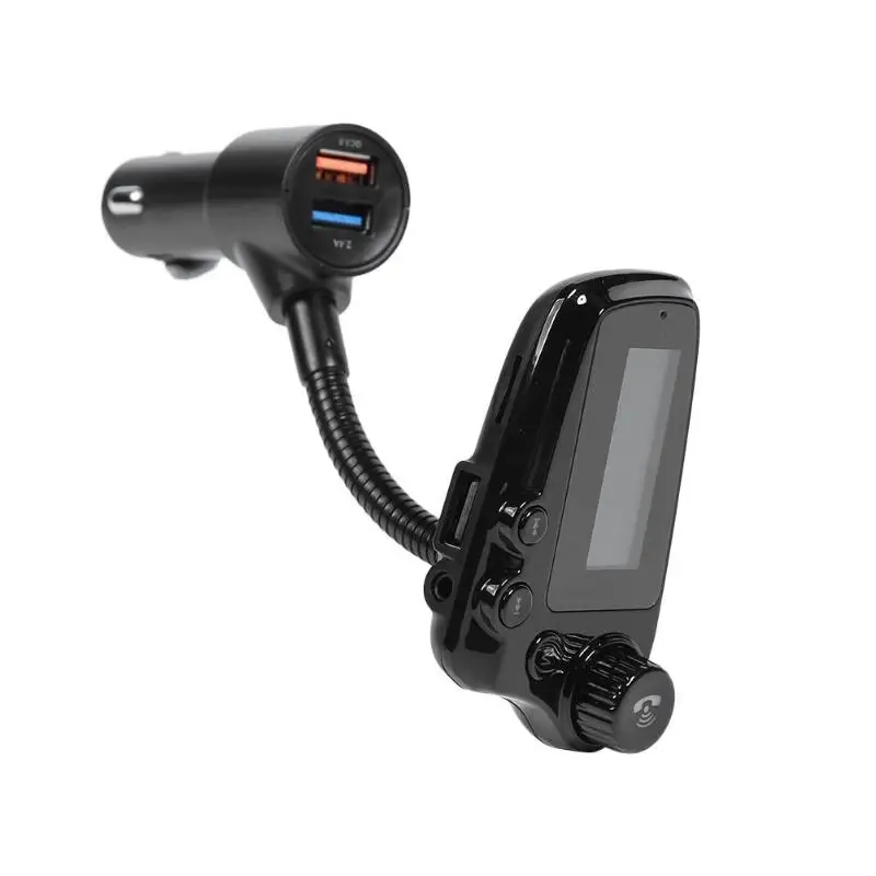 

D19 Bluetooth FM Transmitter Handsfree Car Kit MP3 Player 3A Dual USB Charger On-line Battery Voltage Detection Characteristic