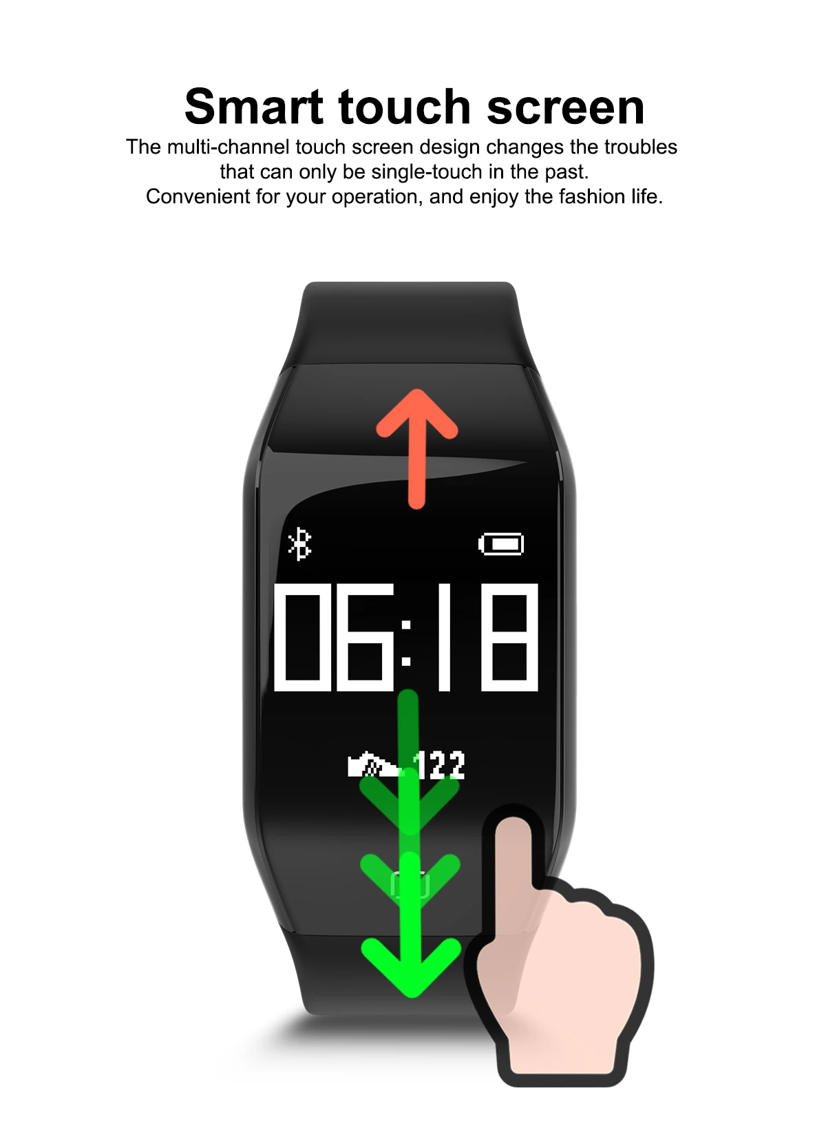 smart bracelet Accurate GPS tracker dynamic heart rate monitor professional waterproof display information reminder smart watch