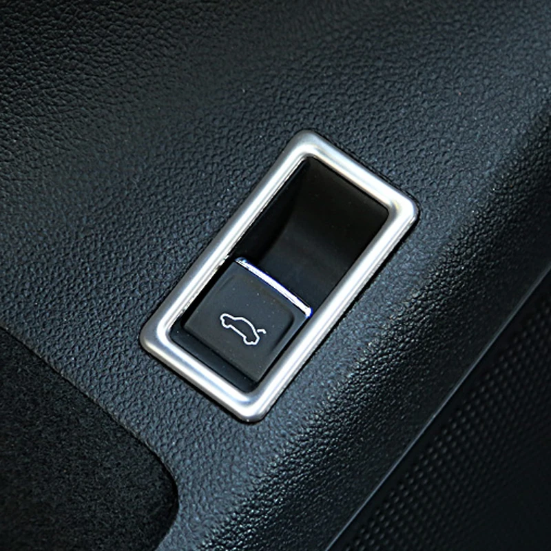 

Car stainless steel Rear Trunk Switch Button Decorative Cover Trim For VW Jetta MK6 2012 - 2015 Car accessories