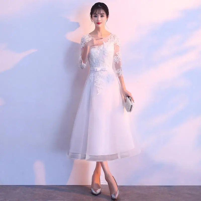 Благородный женский улучшенный Cheongsam сексуальный Холтер невесты свадебное вечернее платье vestidos Новинка цветочный тонкий леди Qipao - Цвет: Style 16
