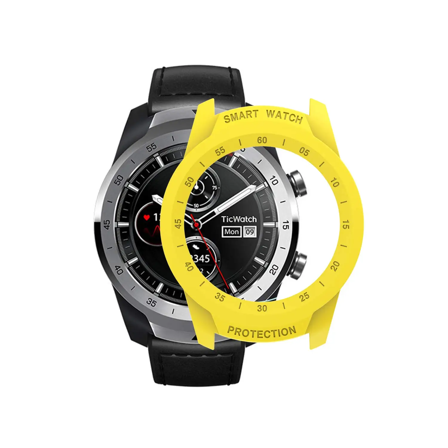 Модный защитный чехол для часов для Ticwatch Pro Чехол для смарт часов корпус ПК Пластиковый спортивный бампер чехол для Tic Watch Pro Аксессуары