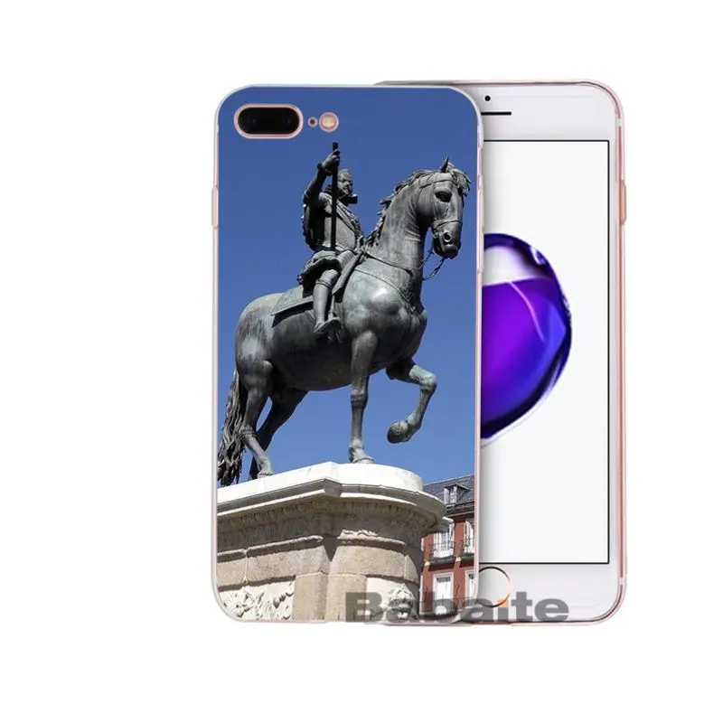 Babaite Мадрид ТПУ мягкий силиконовый прозрачный чехол для iPhone 6S 6plus 7 7plus 8 8Plus X Xs MAX 5 5S