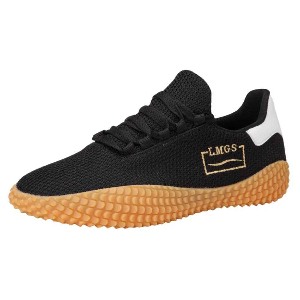 2019 Summer men's breathable mesh sneakers wild trend casual shoes round head straps running shoes non-slip lightweight 40J20 (3)