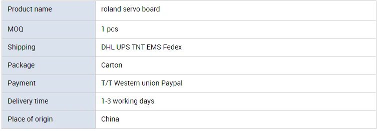 roland servo board