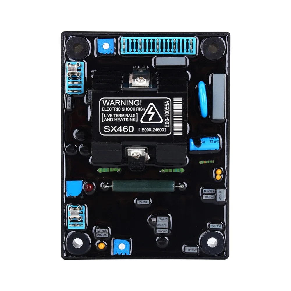 

SX460 2pcs top quality Black Automatic Voltage Regulator AVR SX460 for Generator+fast shipping