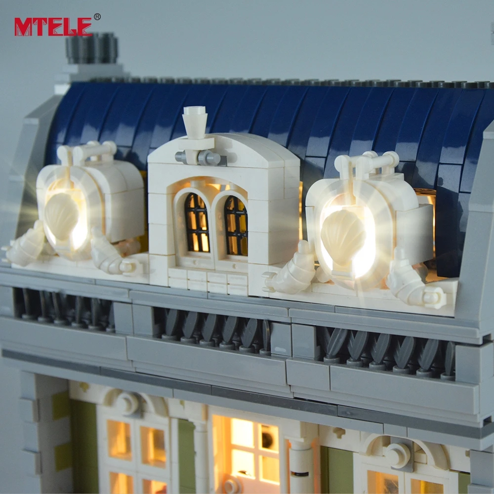 MTELE бренд светодиодный светильник комплект для 10243|toys for|city toyslego city toys |