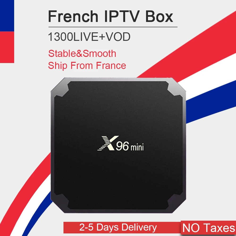 

X96 French IPTV X96 mini Android 7.1 TV Box 1300+live NEO qhdtv IPTV subscription france Arabic Belgium x96mini Smart ip tv Box