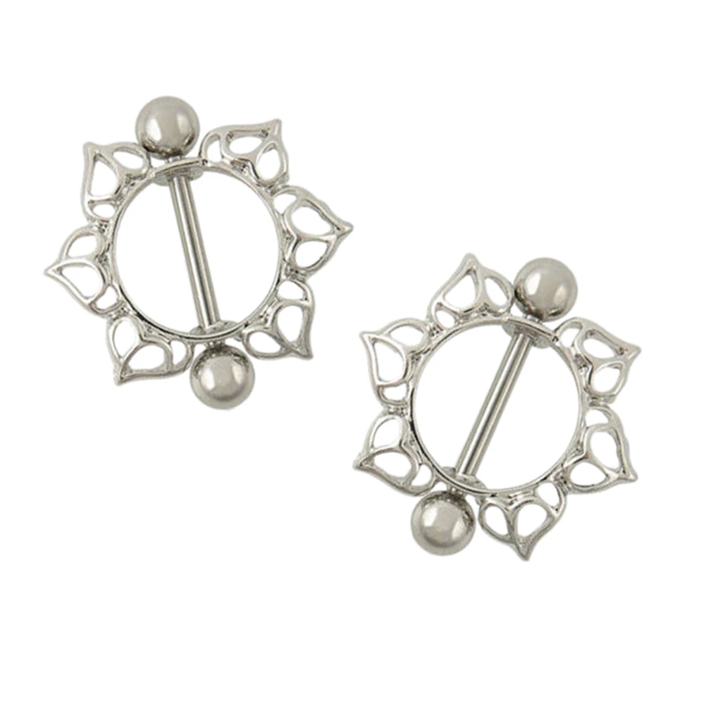 

Fashion Lady breast milk buckle flame ring sexy stainless steel nipple rings belly chain women gift piercing body jewelry