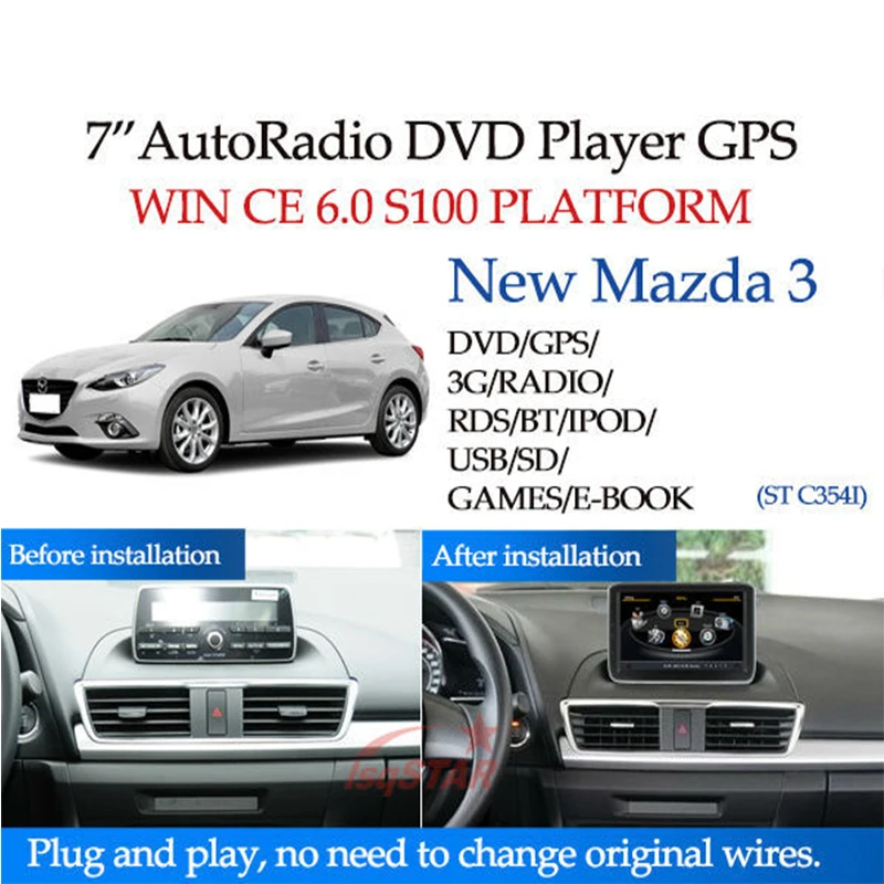 Для wince автомобиля GPS DVD Штатная спутниковой навигации с Wi Fi 3G хост ТВ Радио стерео