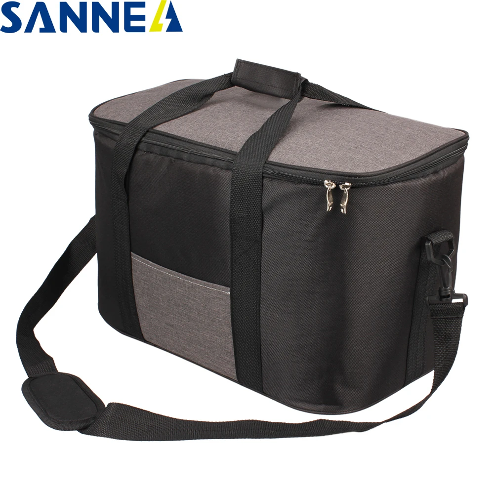 Bolsa de Almoço à Prova Água para Comida Sanne Grande Capacidade Dwaterproof Famosa Marca Térmico Isolado Portátil Tote Piquenique Almoço Bolsa Quente 34l