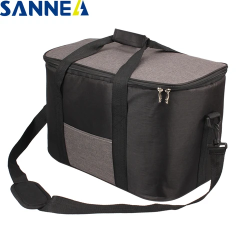 Bolsa de Almoço à Prova Água para Comida Sanne Grande Capacidade Dwaterproof Famosa Marca Térmico Isolado Portátil Tote Piquenique Almoço Bolsa Quente 34l