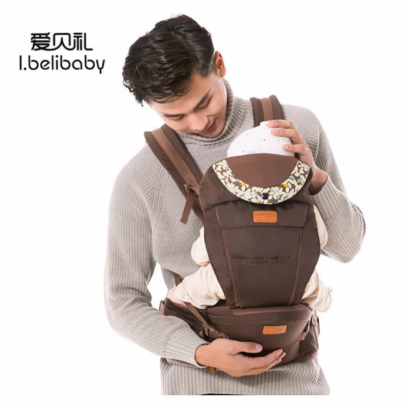 

Ibelibaby Baby Carriers Front Facing Baby Wrap Sling for Baby Travel 0-36M Safety Sling for newborns