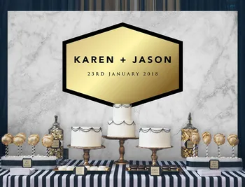 

custom marble grey birthday photo studio background High quality Computer print party photo backdrop