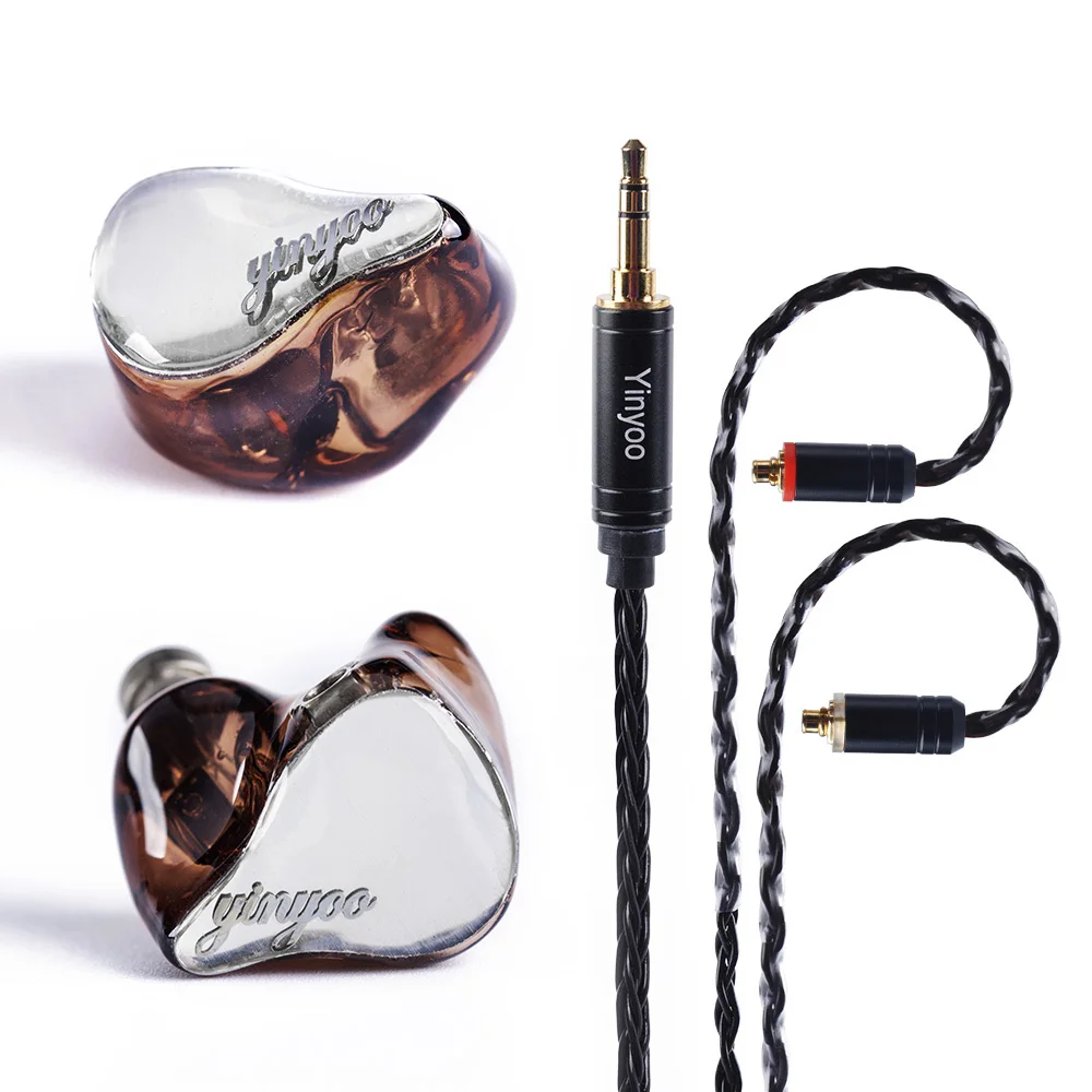 Yinyoo HX3 2BA+1DD Hybrid 3 Unit In Ear Earphone