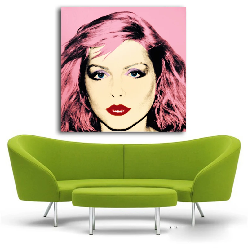 

Andy Warhol Debbie Harry 1980 pop art canvas painting portrait posters and prints mordern decoration Wall pictures NO FRAME