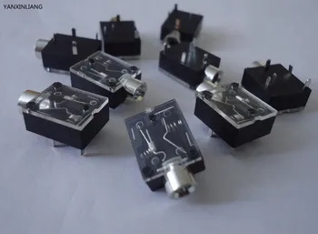 

10PCS 3.5mm Female Audio Connector 5 Pin DIP Headphone Jack Socket PJ-324