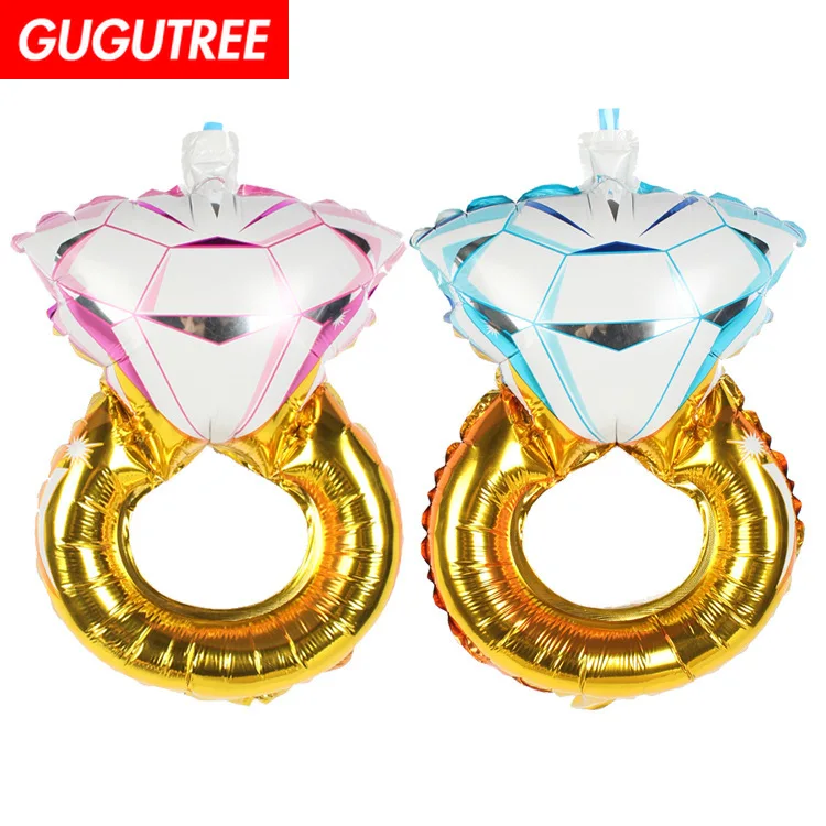

GUGUTREE PARTY 43x27cm pink blue gold ring foil ballon wedding event christmas halloween festival birthday party HY-229