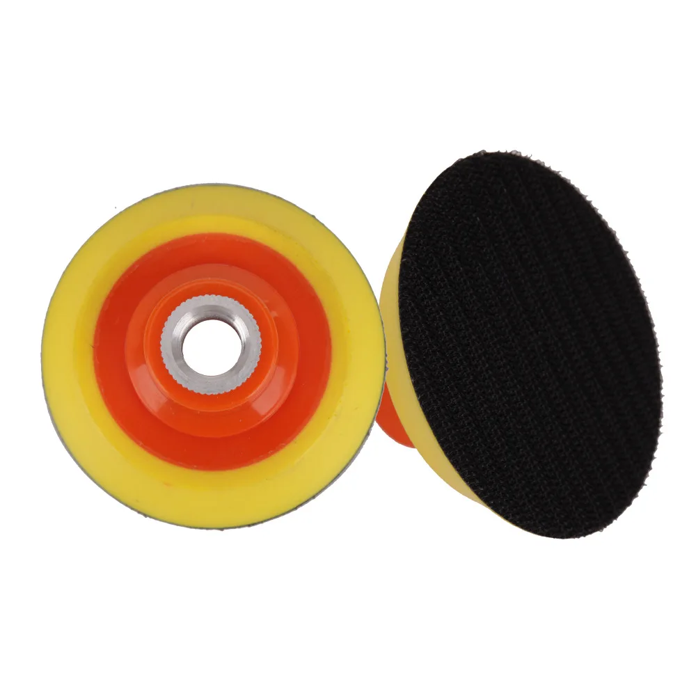 Polish Pad 5Pcs 3'' Electric Polisher Back up Sanding Pad Polishing