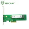 IOCREST M.2 M clé NVMe SSD PCIe4.0 x4 carte adaptateur prise en charge en taille réelle comme 22110 2280 2260 2242 taille 2230 ► Photo 2/6