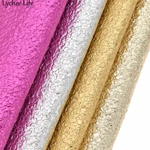 Lychee Life 21X15 см масляные пески текстурированная искусственная кожа ткань красочная Ткань DIY ручной работы швейная одежда аксессуары поставки