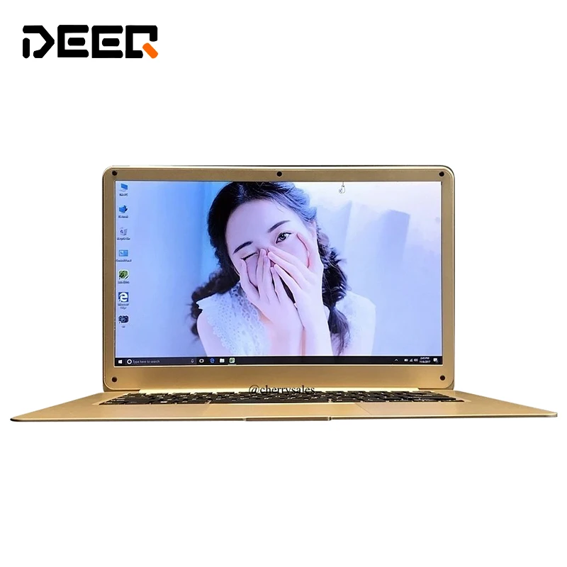 14 дюймовый ноутбук с процессором Intel Atom 4 Гб ОЗУ 64 ПЗУ EMMC Windows 10 HDMI Wi Fi Bluetooth и