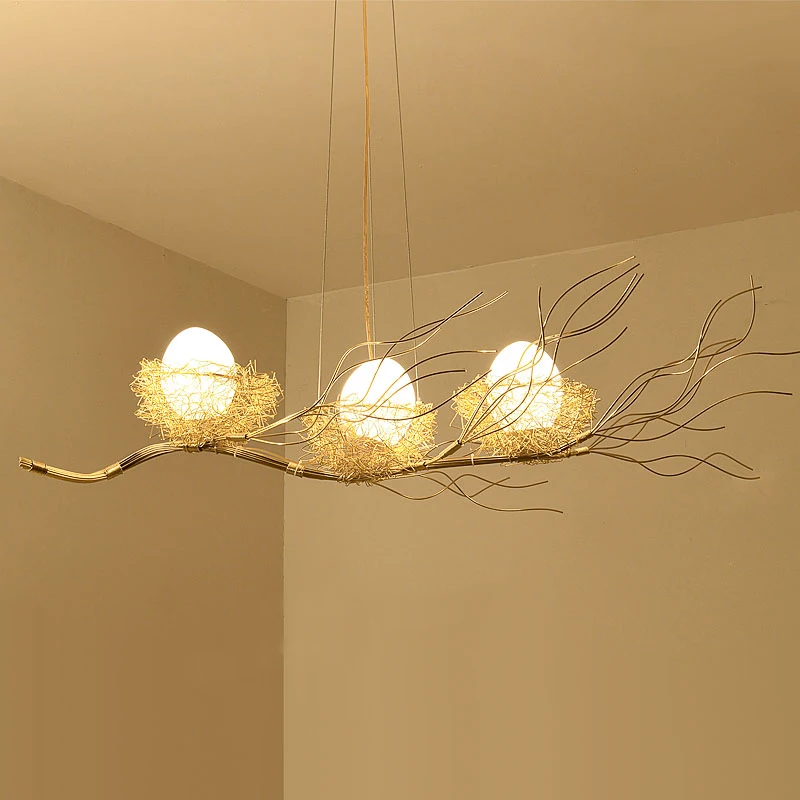 Скандинавские Птичье гнездо идея висячие светильники подвесные лампы светодиодные лампы для дома скандинавские подвесные светильники Лофт стиль подвесные
