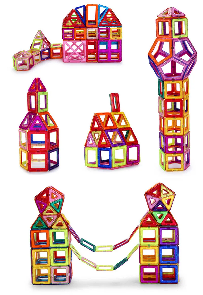 Прямые поставки от производителя Детские Большие магнитные блоки головоломки Diy строительные блоки свободный кусок один магнит для детей