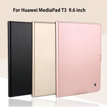 

Luxury Slim Case For Huawei MediaPad T3 10 AGS-W09 AGS-L09 AGS-L03 9.6" Cover Funda Tablet for Honor Play Pad 2 9.6 +Film+Pen